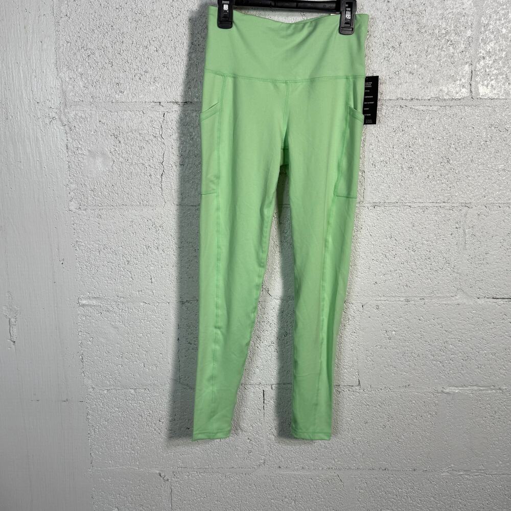 Ideology Women's 7/8 side pocket legging, green ash Medium